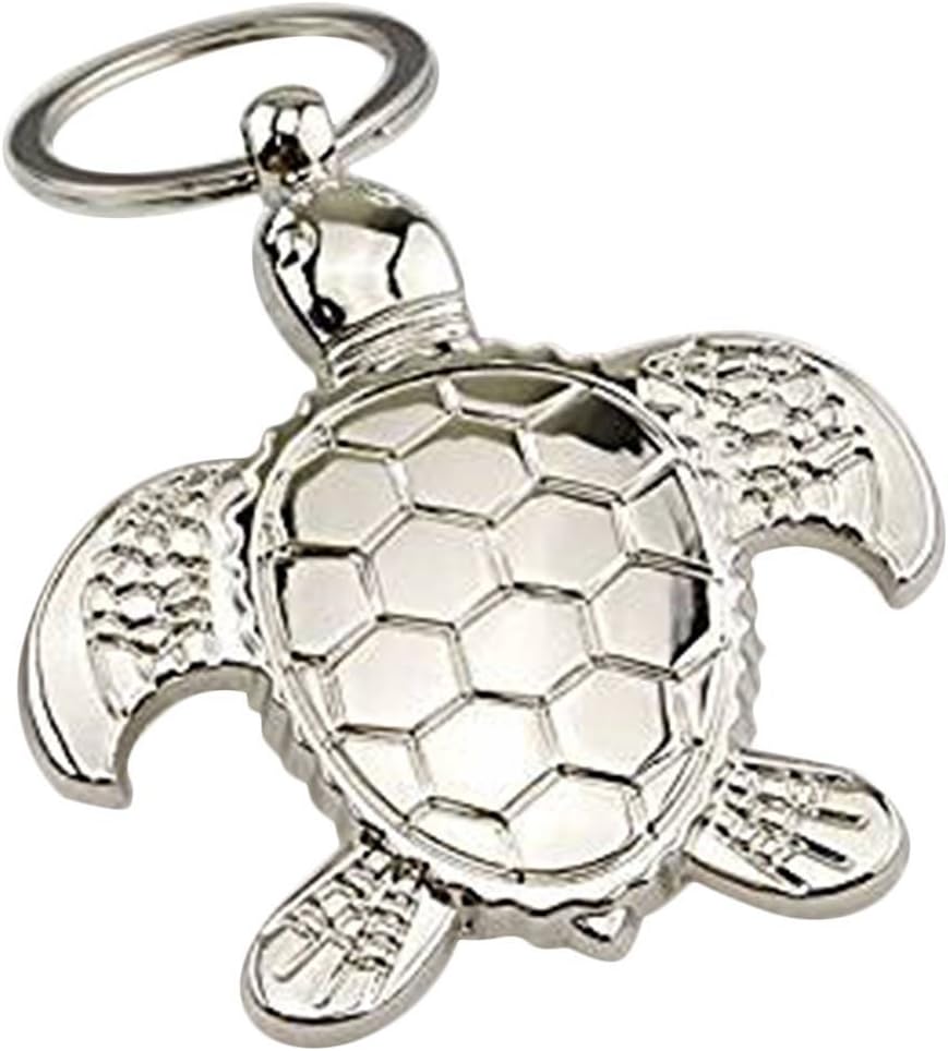 Chakil Metal Keyring Cute turtle Shape Keychain Bottle Opener Handbag Pendant Car Keyring Souvenir Gift for Kids Boys Girls Women Men Birthday