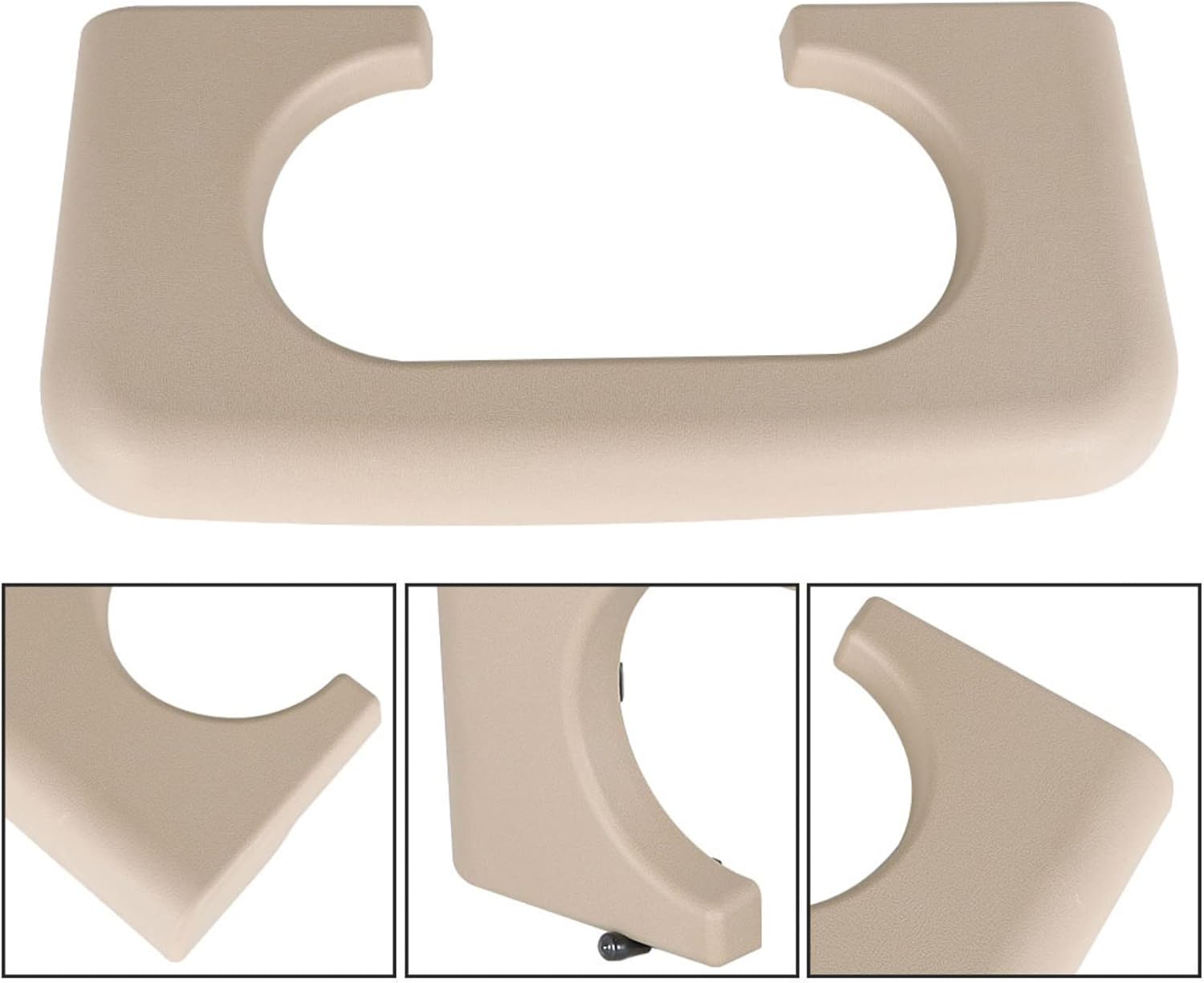 Silscvtt Cup Holder Pad Center Console Beige Replacement for 1999-2010 F250 F350 F450