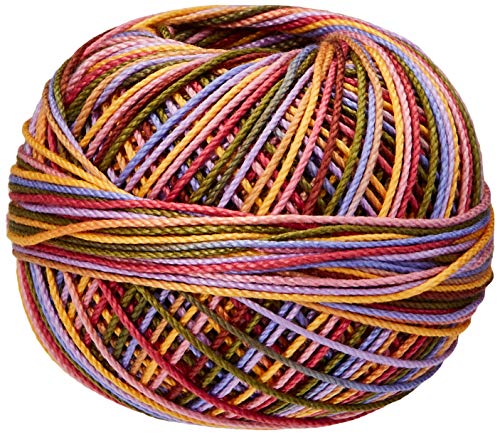 Handy Hands HH03154 Lizbeth Premium Baumwollgarn, Größe 3, Wildblumengarten Cover