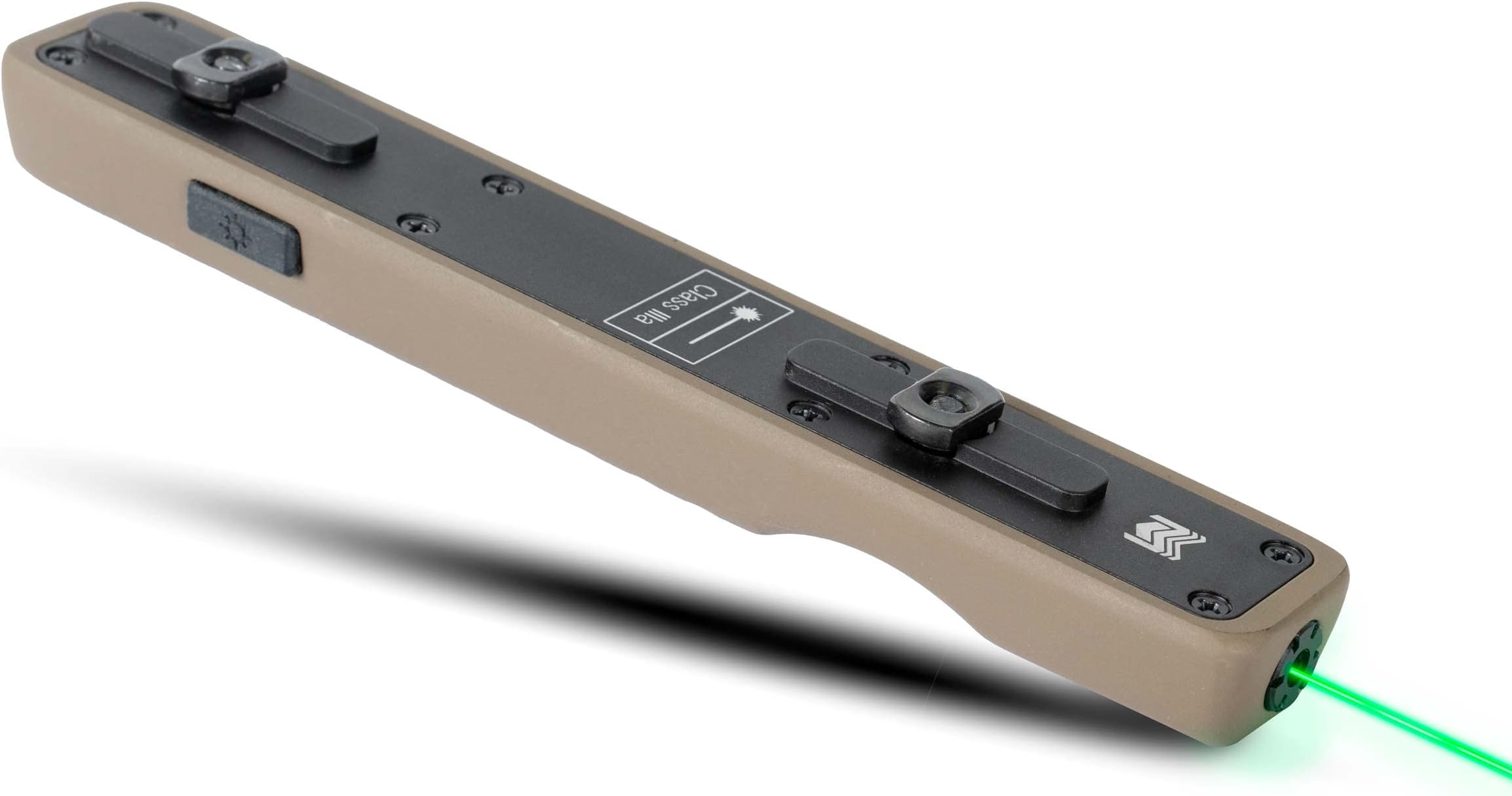 Monstrum Laserbeak Laser Sight with USB-C Rechargeable Battery | Compatible with M-LOK | Green Laser | Flat Dark Earth