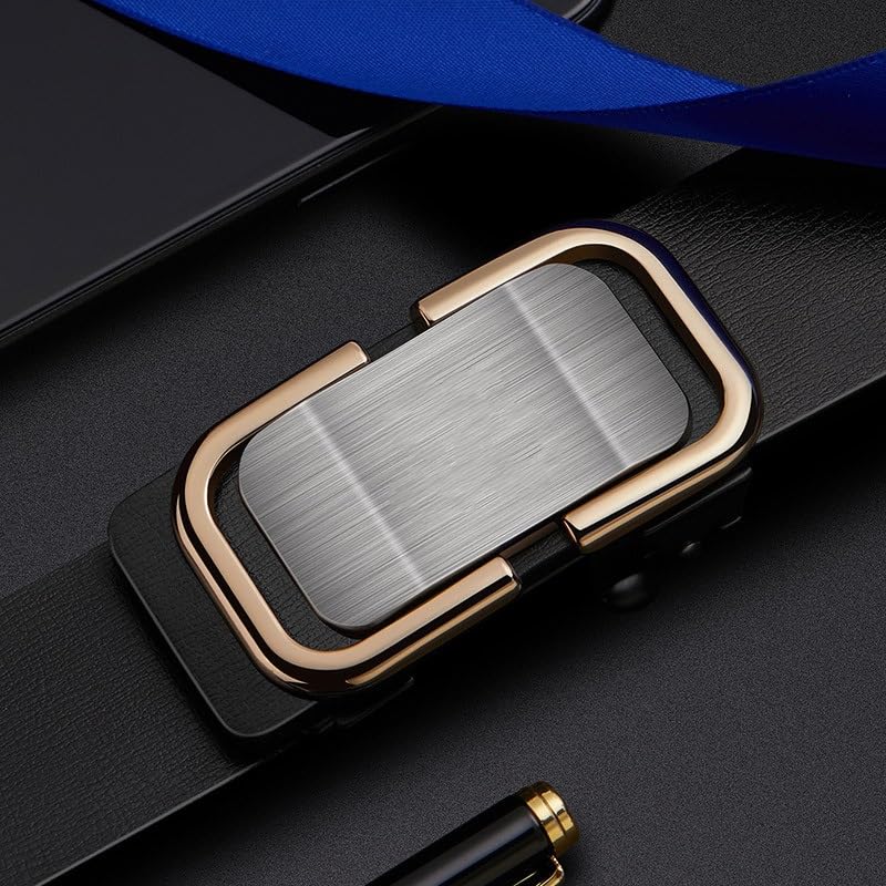 Men's Leather Belt Men's Automatic Buckle Belt Casual Belt2