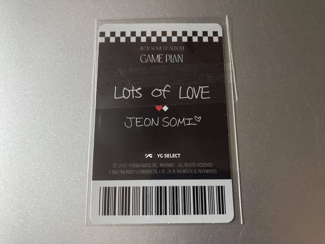 Amazon.co.jp: JEON SOMI チョンソミ アルバム GAME PLAN YG特典