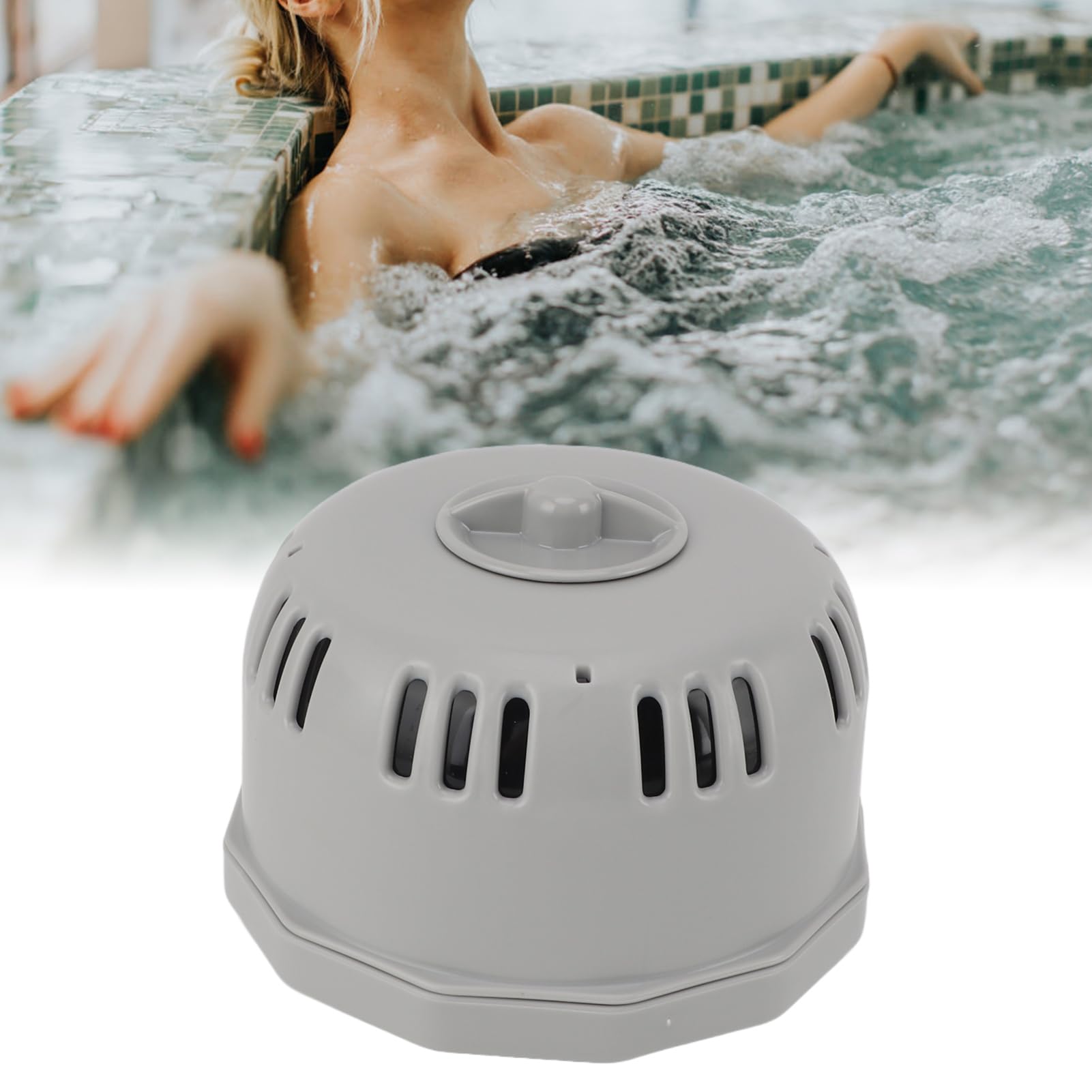 Tnfeeon Zapasowe Części Wanny z Hydromasażem Uchwyt Wkładu Filtra, Plastikowa Guma o Kompaktowej Konstrukcji do P6653 P05343 Wanna z Hydromasażem i Zastosowanie w Spa