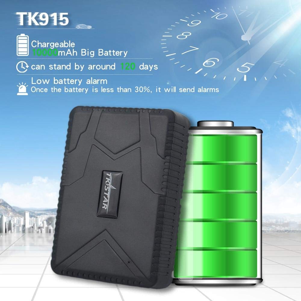 TK STAR TK915 GPS GSM 3G - Rastreador de coche con protección antirrobo