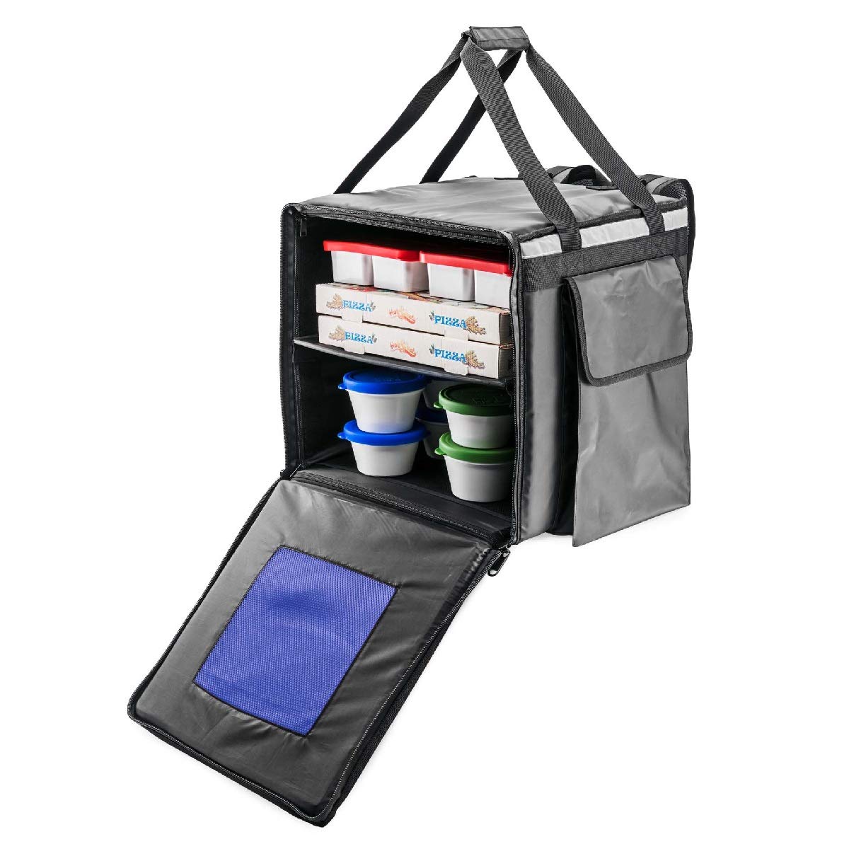 Thermohauser Mochila de entrega 420 x 420 x 420 mm – Transporte de pizza o cajas de menú