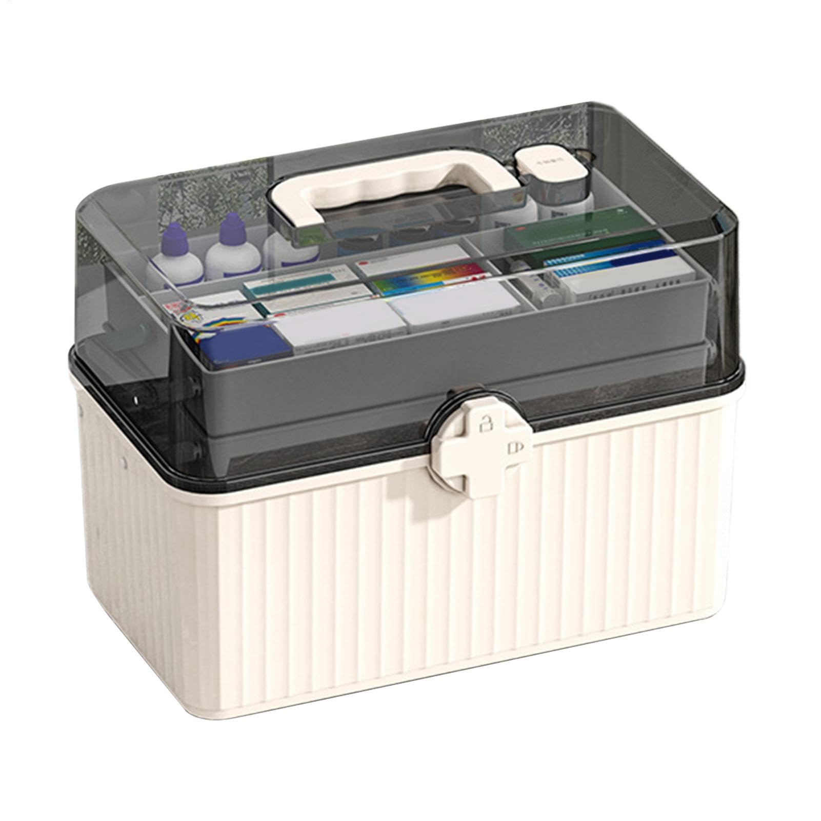 Medication Box – Pill Box Perfect, resistente all'umidità, portapillole, settimanale, portapillole, portapillole, 7 giorni, organizer per tablet per la conservazione di medicinali, scatola
