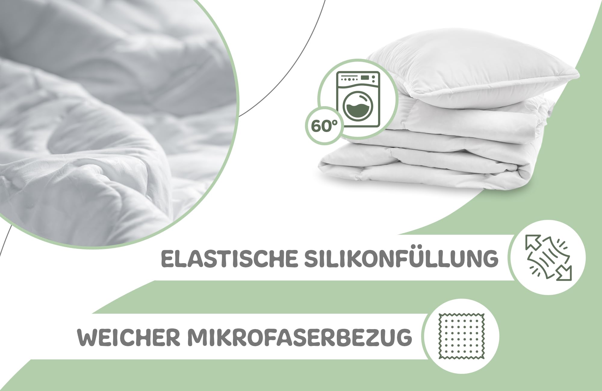 Totsy Baby Biancheria da letto per bambini 100x135 cm in cotone - Set per bambini con copripiumino e federa 40x60 cm con piumino e cuscino per lettino di bambino ragazzo e ragazza Oeko-Tex