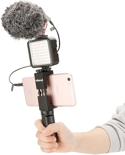 Miniatura 5 de Ulanzi Mini trípode para selfie stick monopie estabilizador, soporte de escritorio plegable portátil para Zhiyun Smooth Q/Smooth 4/Feiyu/DJI OSMO