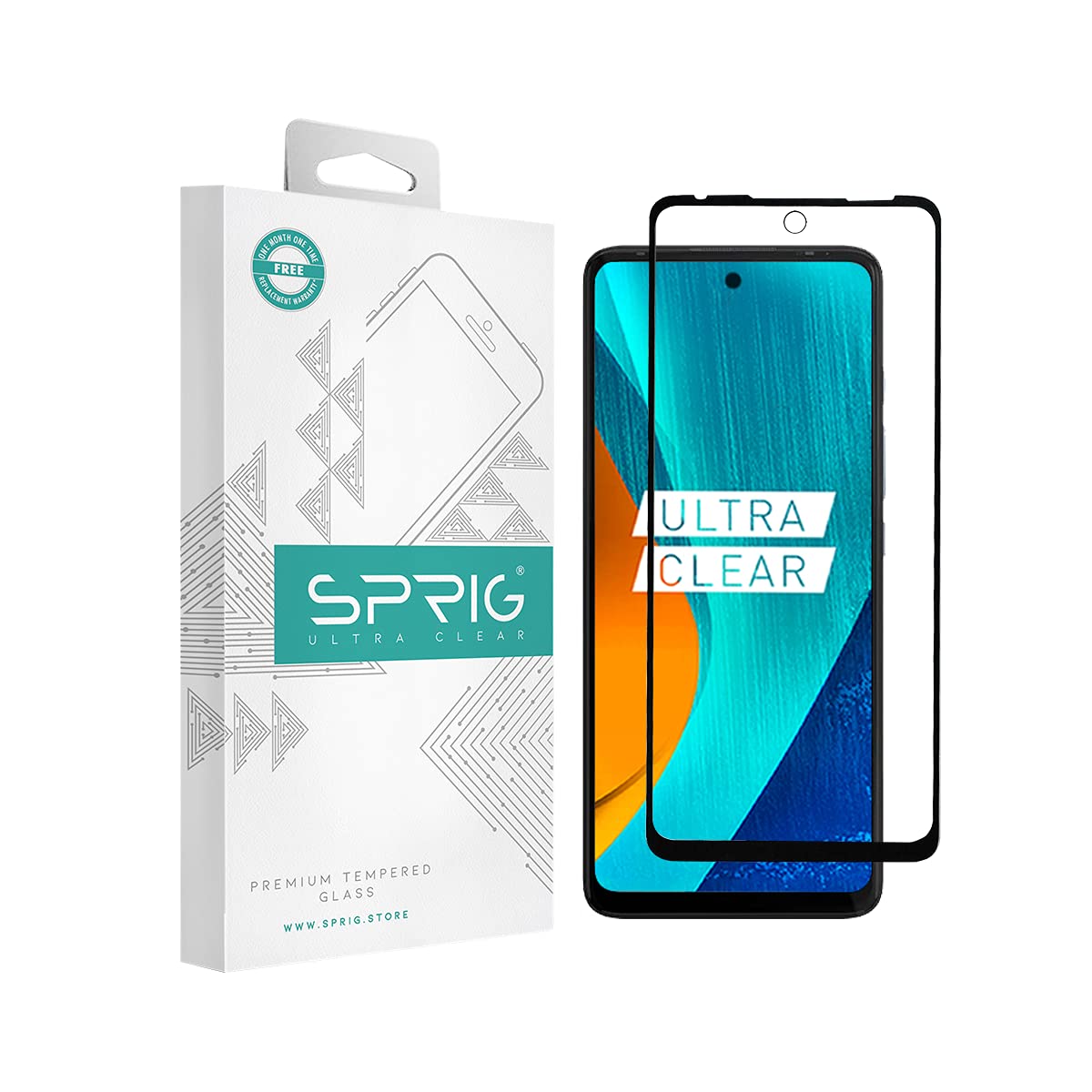 SPRIG Full Cover Tempered Glass Screen Protector for MOTO G51 5G (B09TF99BRC) Amazon Price History, Amazon Price Tracker