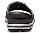 Crocs Unisex Adult Bayaband Slide 205392-066 Black/White M6W8 gallery image
