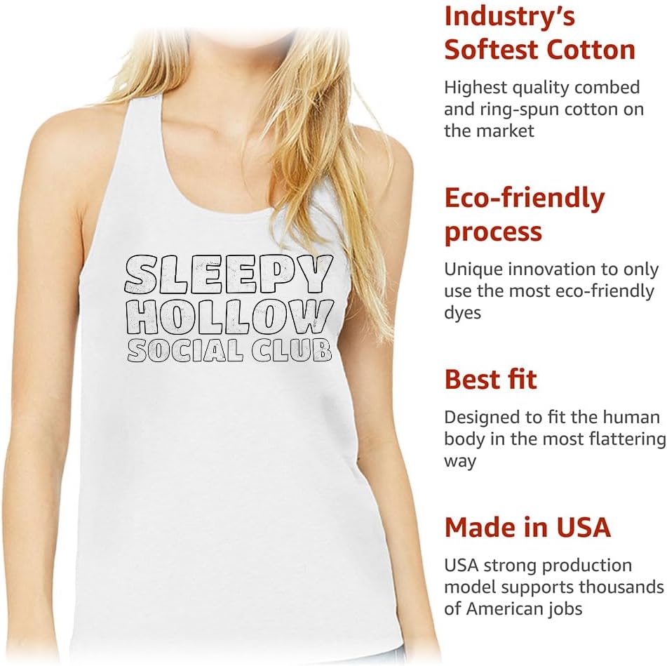 Horror Movie Women's Racerback Tank - Word Art Tank Top - Themed Workout Tank