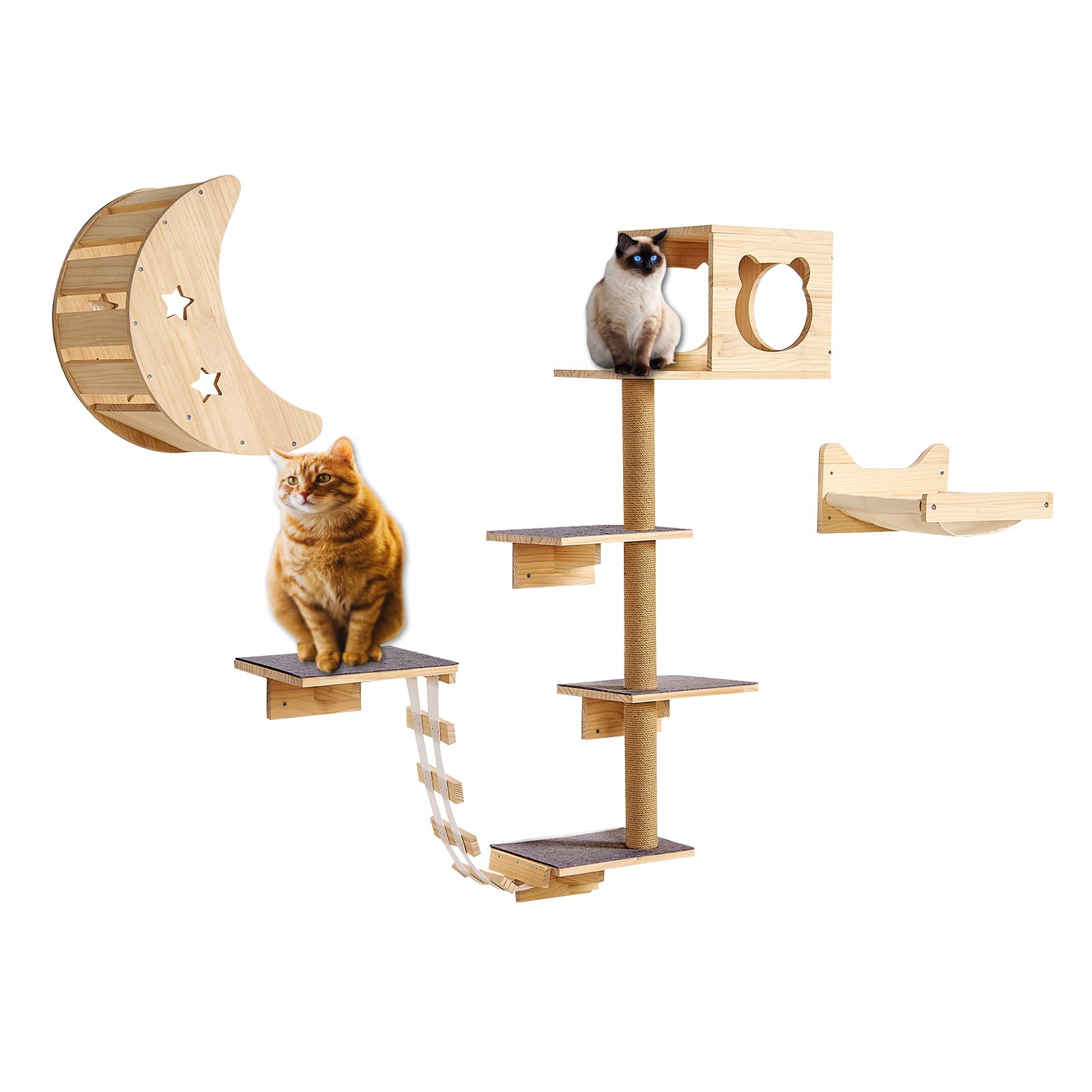 Photo 1 of *FOR PARTS ONLY**
Cat Wall Shelves, Cat Wall Furniture, 