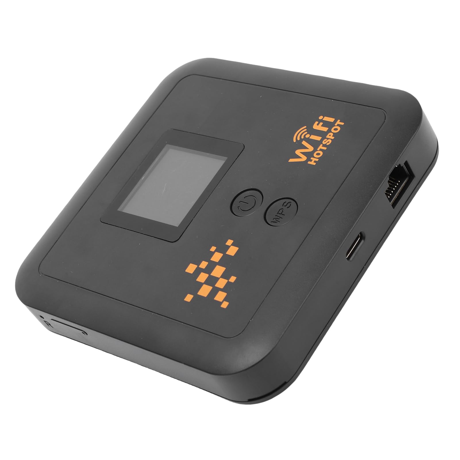 Cocoarm Routeur Hotspot WiFi, Routeur WiFi Portable 4G CAT12 en Plastique 600 Mbps avec Contrôle d'application de Batterie Double Bande 6000 MAh et Deux Ports Gigabit pour Les Voyages d'affaires