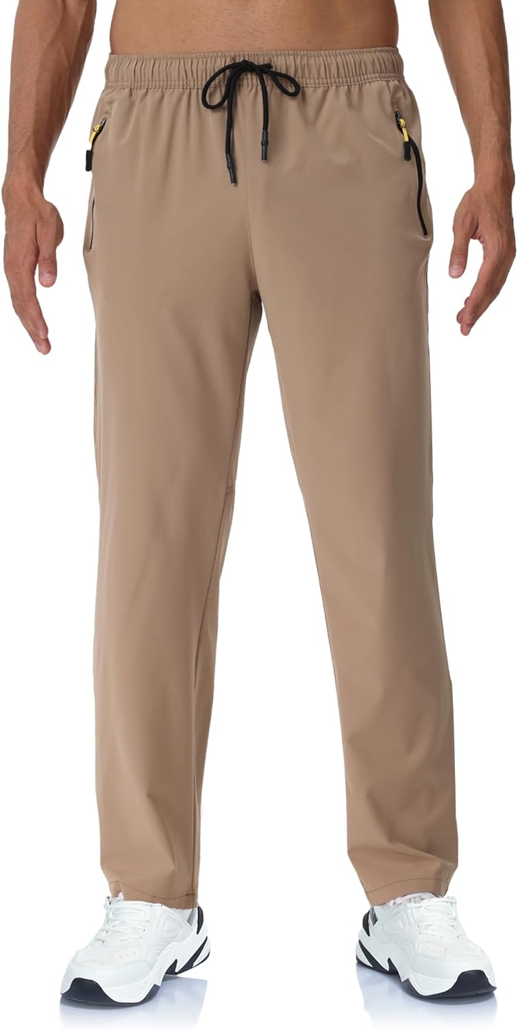 Rapoo Mens Lightweight Hiking Pants Quick Dry Stretch Joggers for Running Workout Casual - Image 3