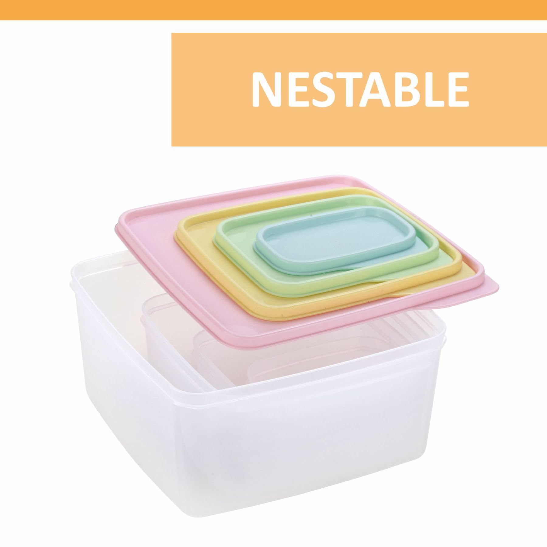 Signoraware Family Fresh Containers - Set of 4 -3 Signoraware Family Fresh Containers - Set of 4 -3