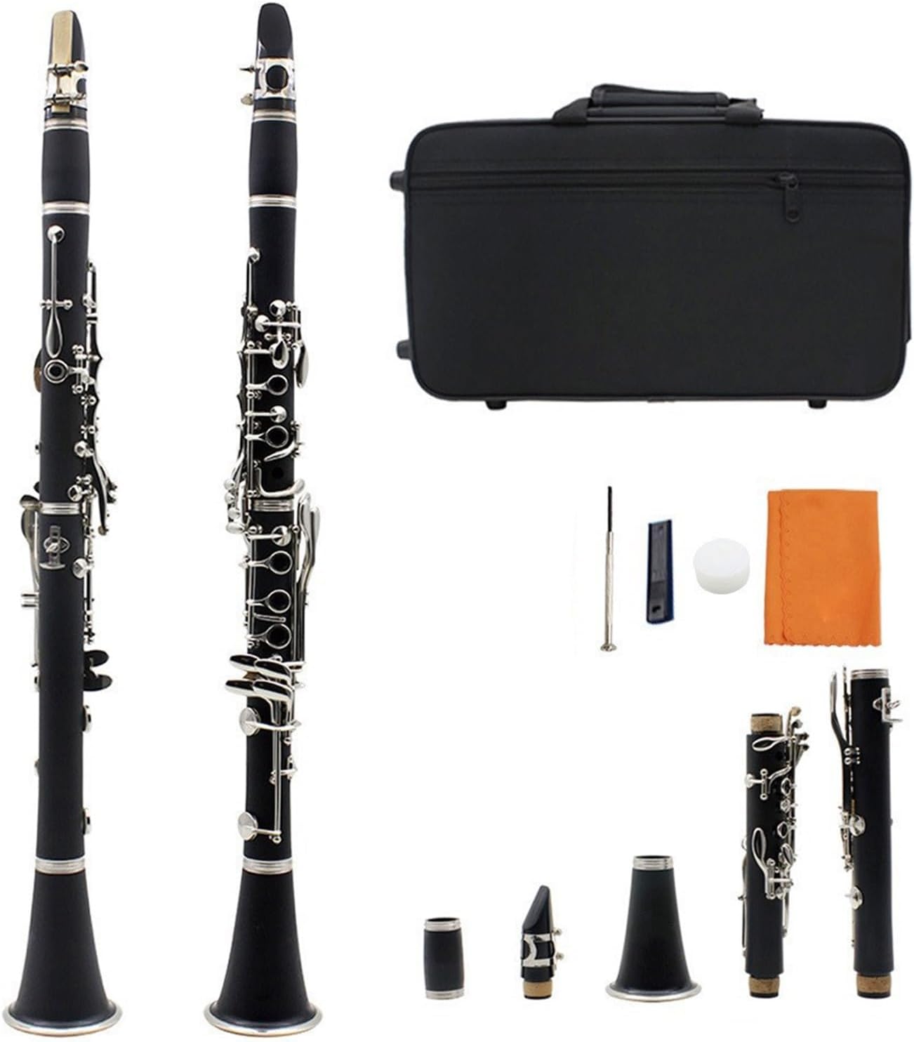 Clarinet Musical Instruments B Flat Clarinet 17 Keys 6 Keys Playing Bakelite Clarinet Woodwind Instrument