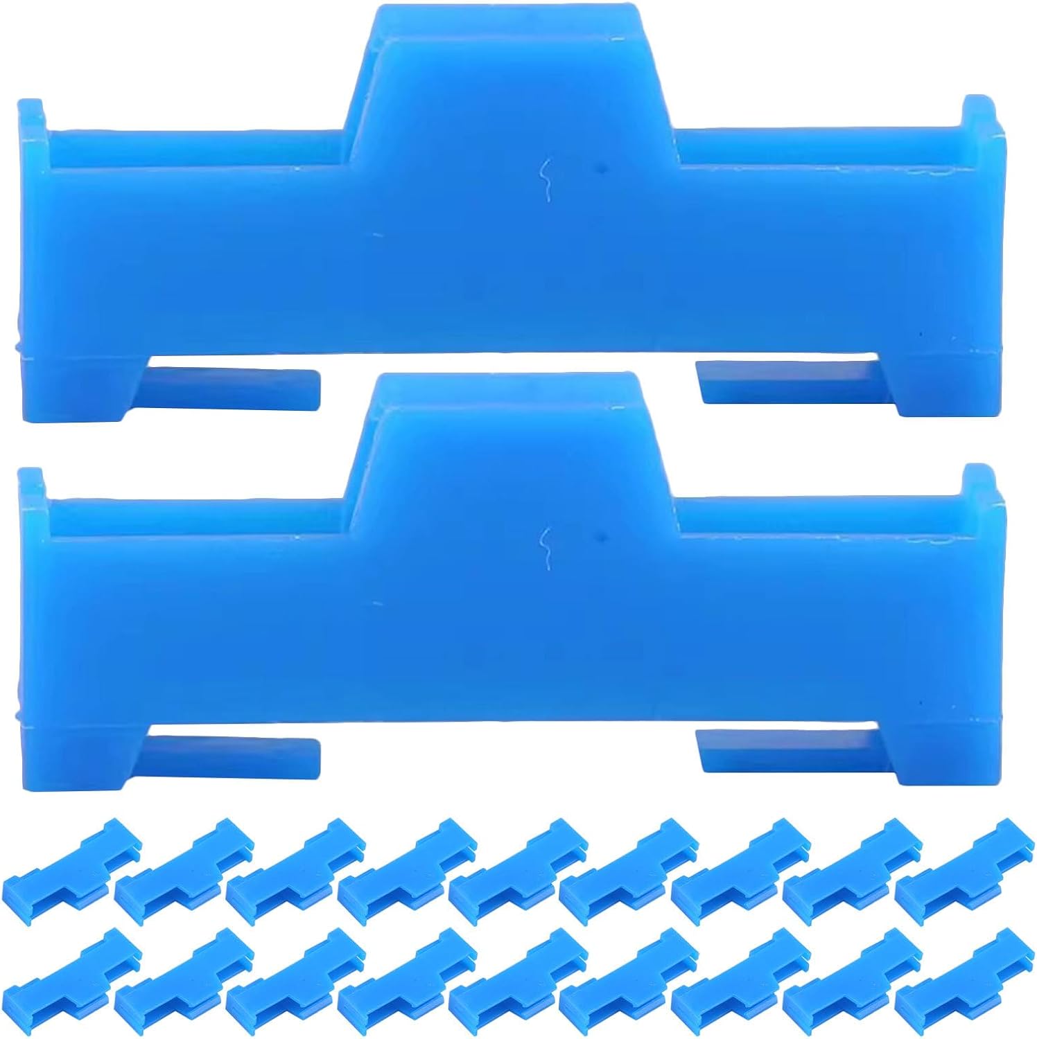 Artibetter 50pcs RC Car Wire Clamps - Model Car Snap‑in Cable Mount Fixing Retainer - Extension Cord Holder Clips for RC Boat Helicopter Wire Management