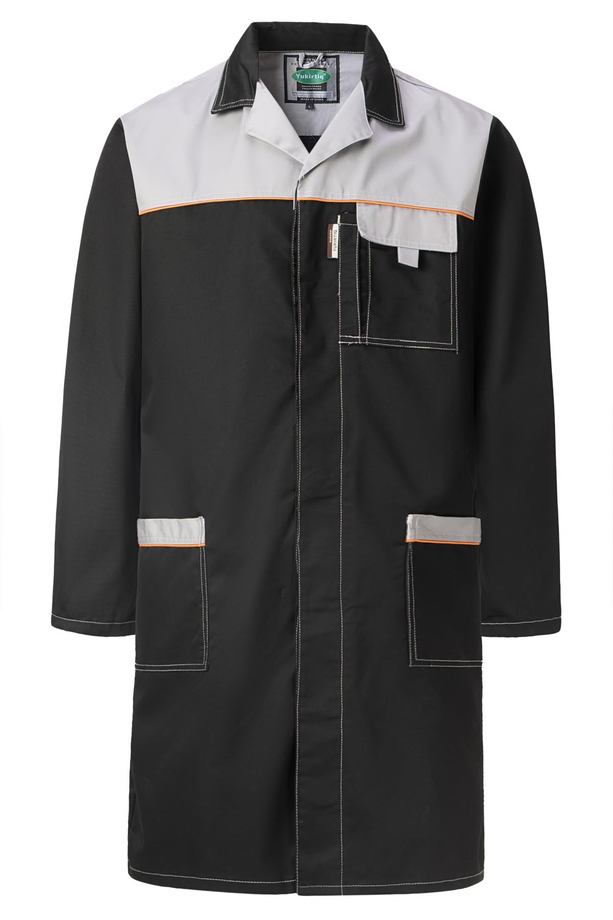 Blouse de Travail Homme Atelier Industrie Veste Manches Longues Manteau Travaux