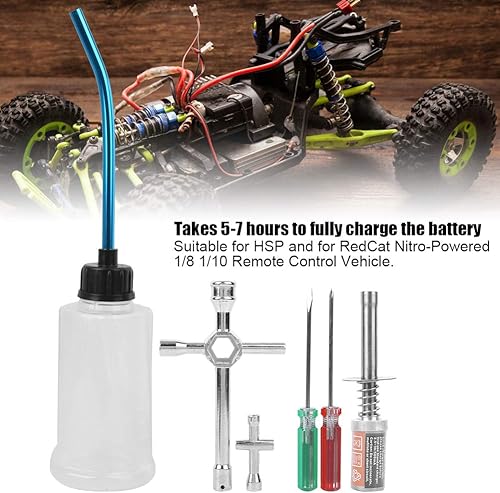 Miniatura 3 de Juego de encendido de motor RC, Nitro RC Starter Kit de Encendido, Encendedor Eléctrico para Coches RC para HSP 80141-18 y 110 Escala Vehículos -