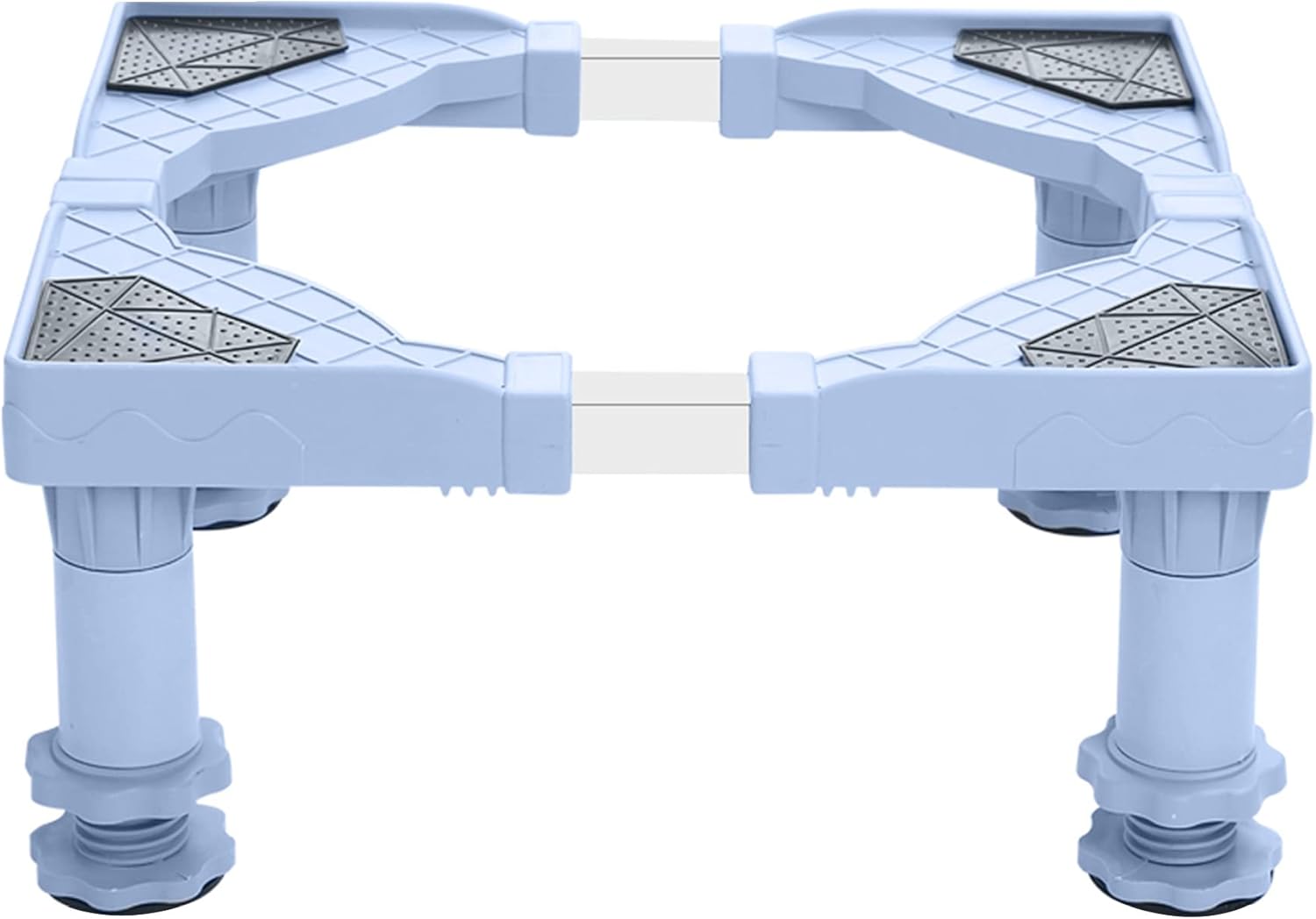 Washing Machine Base Mini Fridge Stand,Adjustable Anti-Vibration Furniture Dolly,with 4 Strong Feet,Multifunctional Universal Pedestal,for Dryer Fridge Telescopic Poles Laundry Washer Tray
