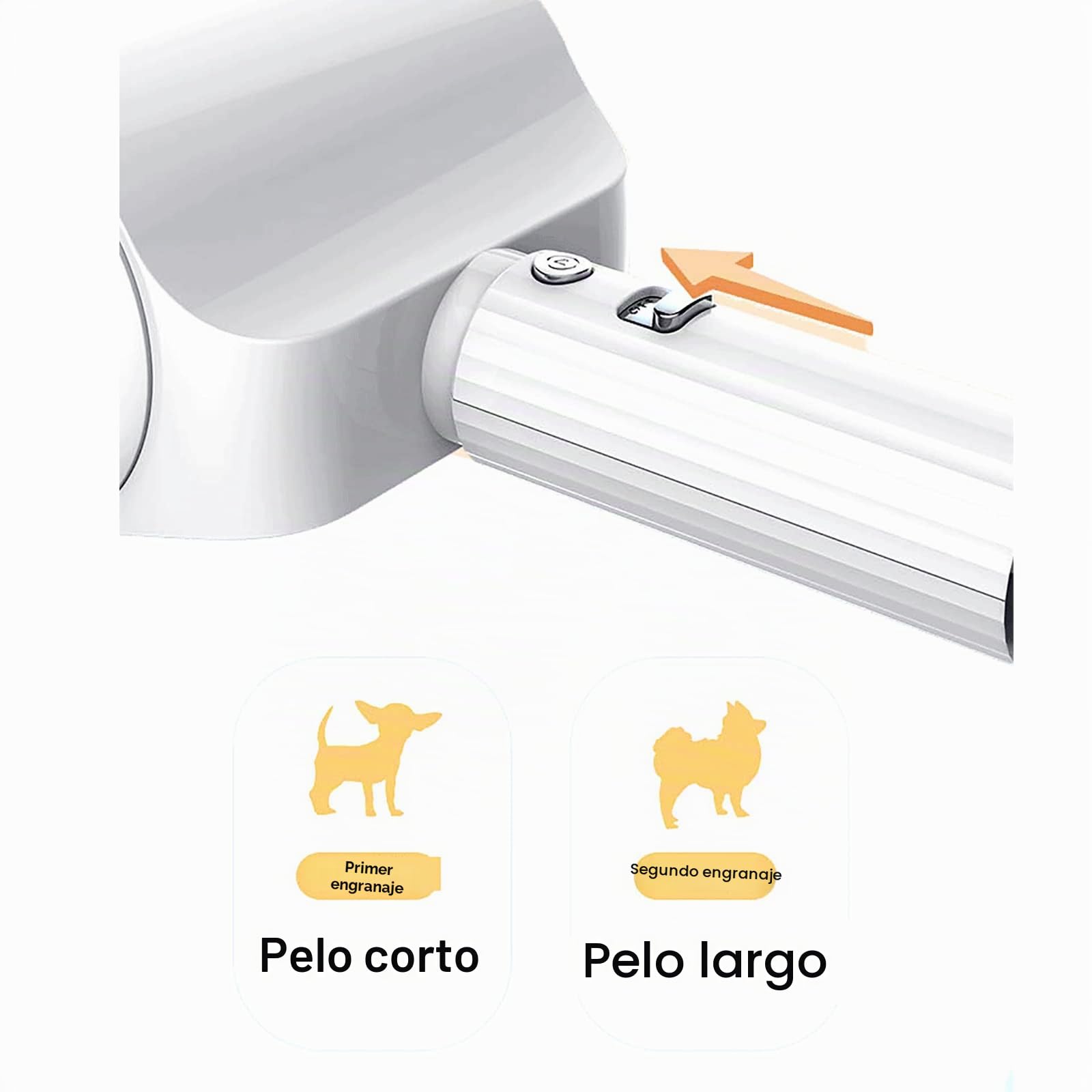 Cepillo Eléctrico para Desenredar Mascotas, Removedor De Enredos Profesional con Ajuste De 2 Velocidades Y Carga USB, para Desenredar Mascotas con Cabello Largo, Rizado Y Enmarañado