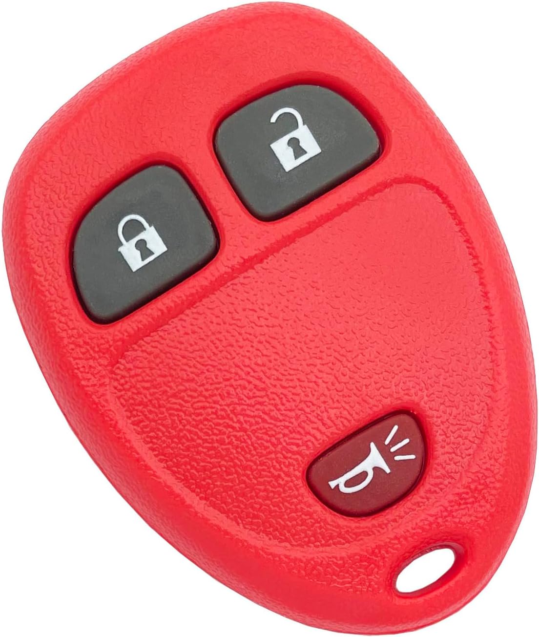 Key Fob Cover Case Shell Fit for Chevy Silverado 1500 2500 Tahoe Suburban Avalanche Equinox GMC Sierra Acadia Yukon XL 2007 2008 2009 2010 2011 2012 2013 Express Traverse (3 Buttons A)