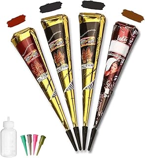 Temporary Tattoo India Painting Tattoo Paste Cone body art painting tatuajes temporales men sleeve tattoo for women long lasting temporary tattoos glitter tattoos