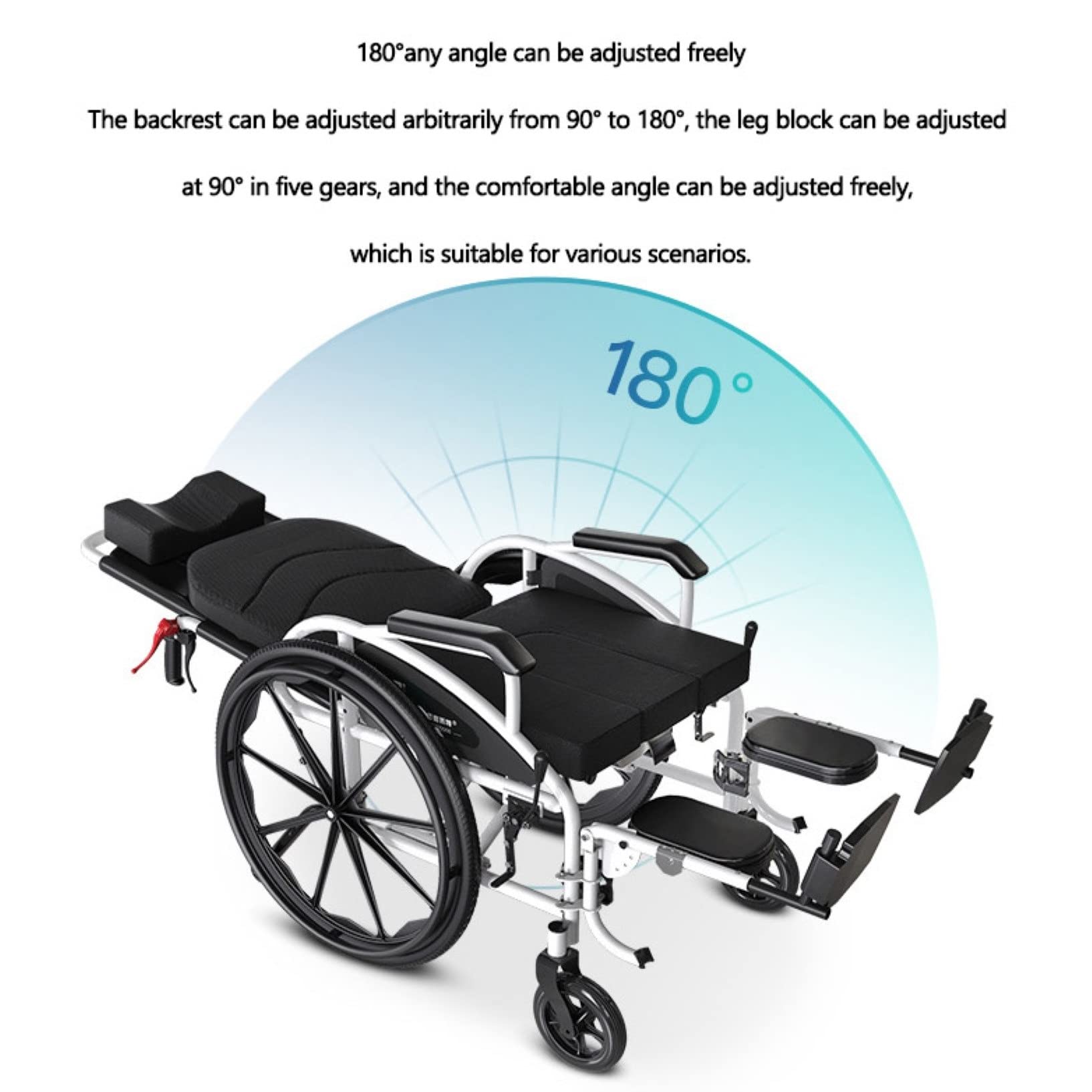 Fauteuil Roulant électrique Pliable et léger, Fauteuil Roulant motorisé pour l'intérieur et l'extérieur, Transport Tout-Terrain, Aide à la mobilité