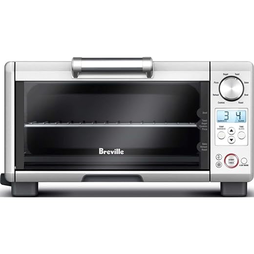 Breville Mini Smart Toaster Oven, Brushed Stainless Steel, BOV450XL