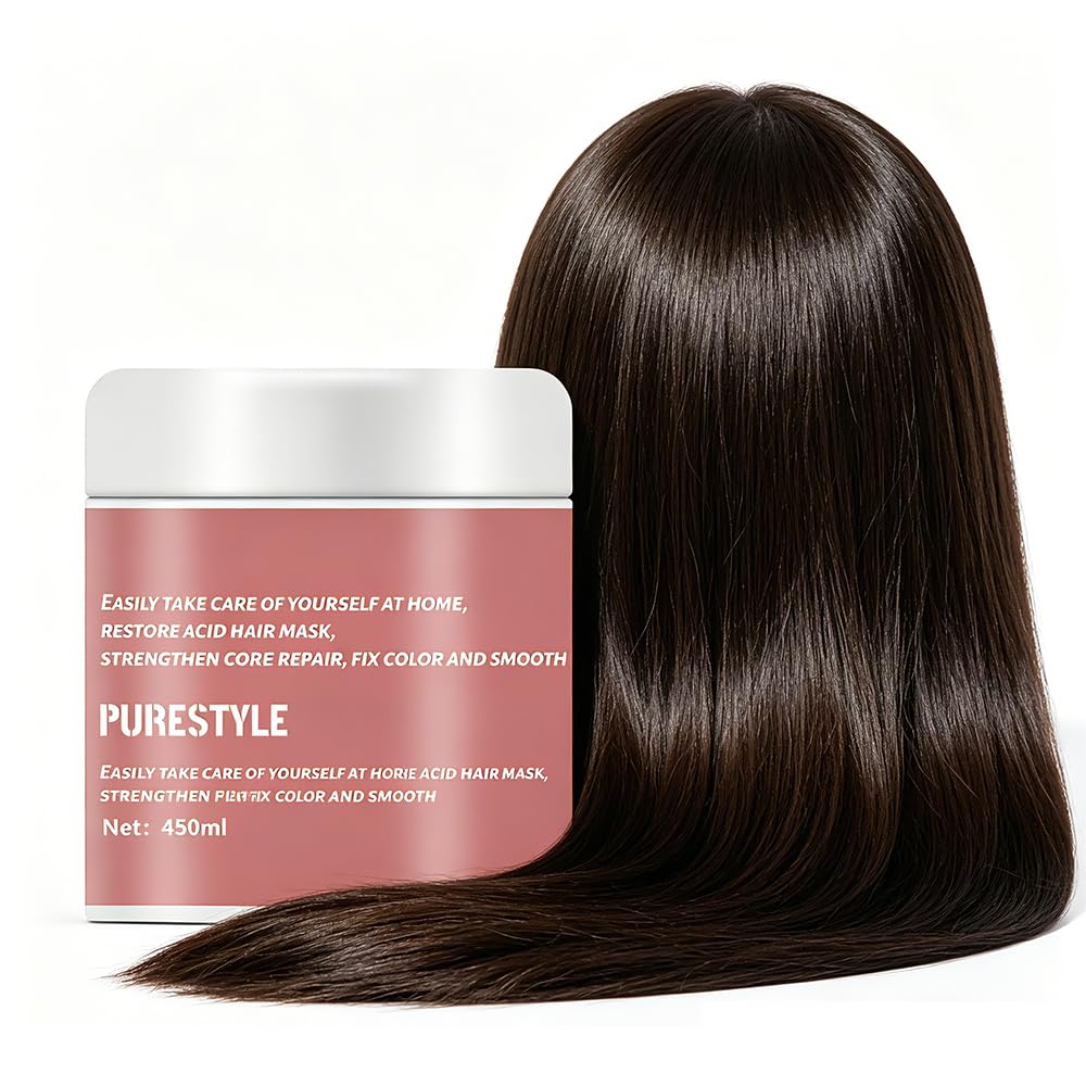 Professional 2-Pack Color Locking Hair Mask | Anti-Fade Color Protection | Deep Nourishing for Dry Frizzy Color-Treated Hair | Used After Hair Dye Hair Perm hair | 0.4 fl oz (12ml)