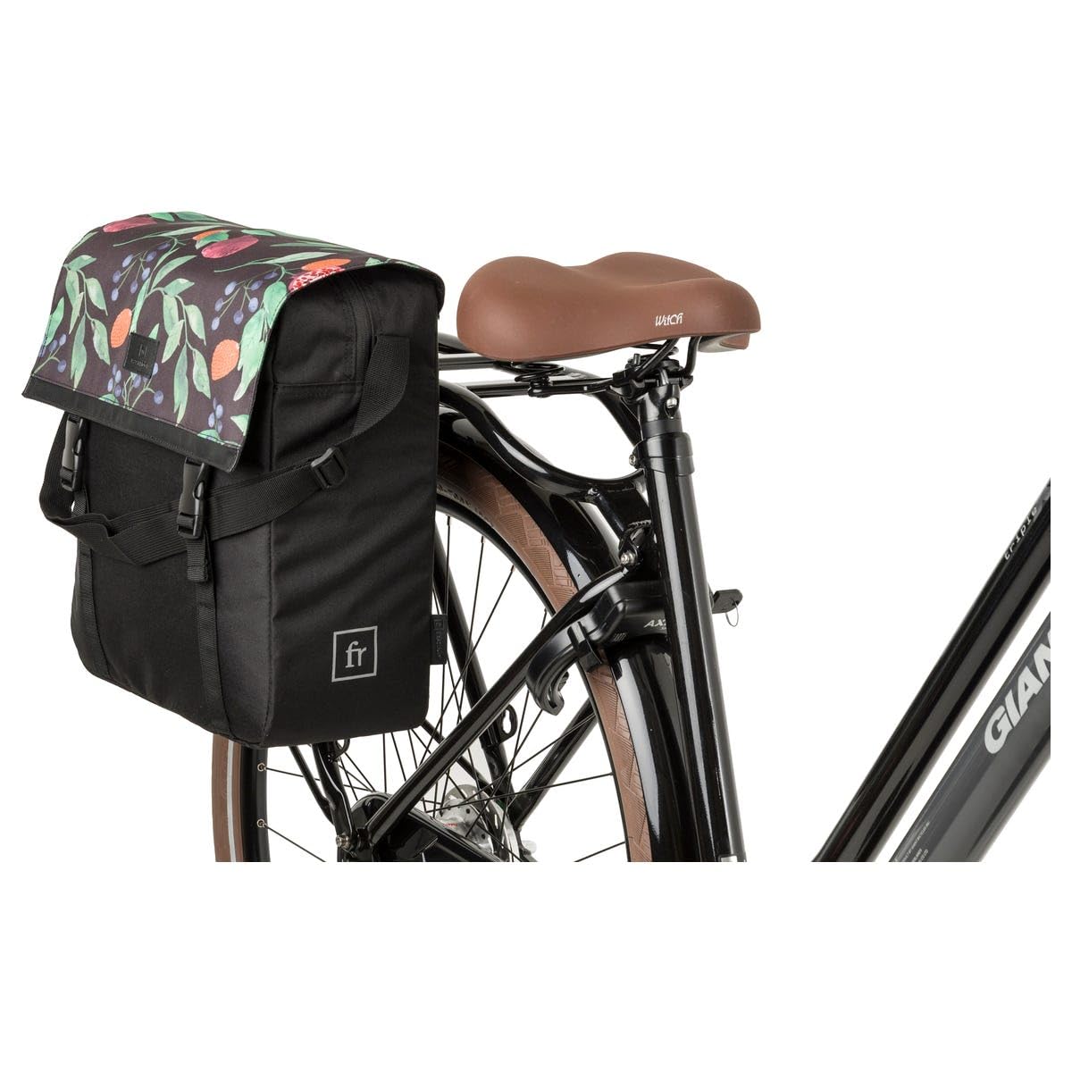 FAST RIDER Fastrider Nara Einzelne Fahrradtasche Trend Forest Fruit 17L Sport & Freizeit