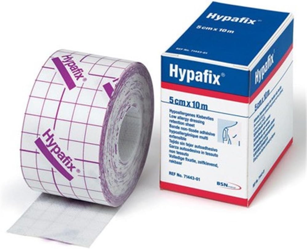 Smith & Nephew HYPAFIX Adhesive, Non-Woven Fabric Dressing Retention Roll 5cmx 10m (x1)
