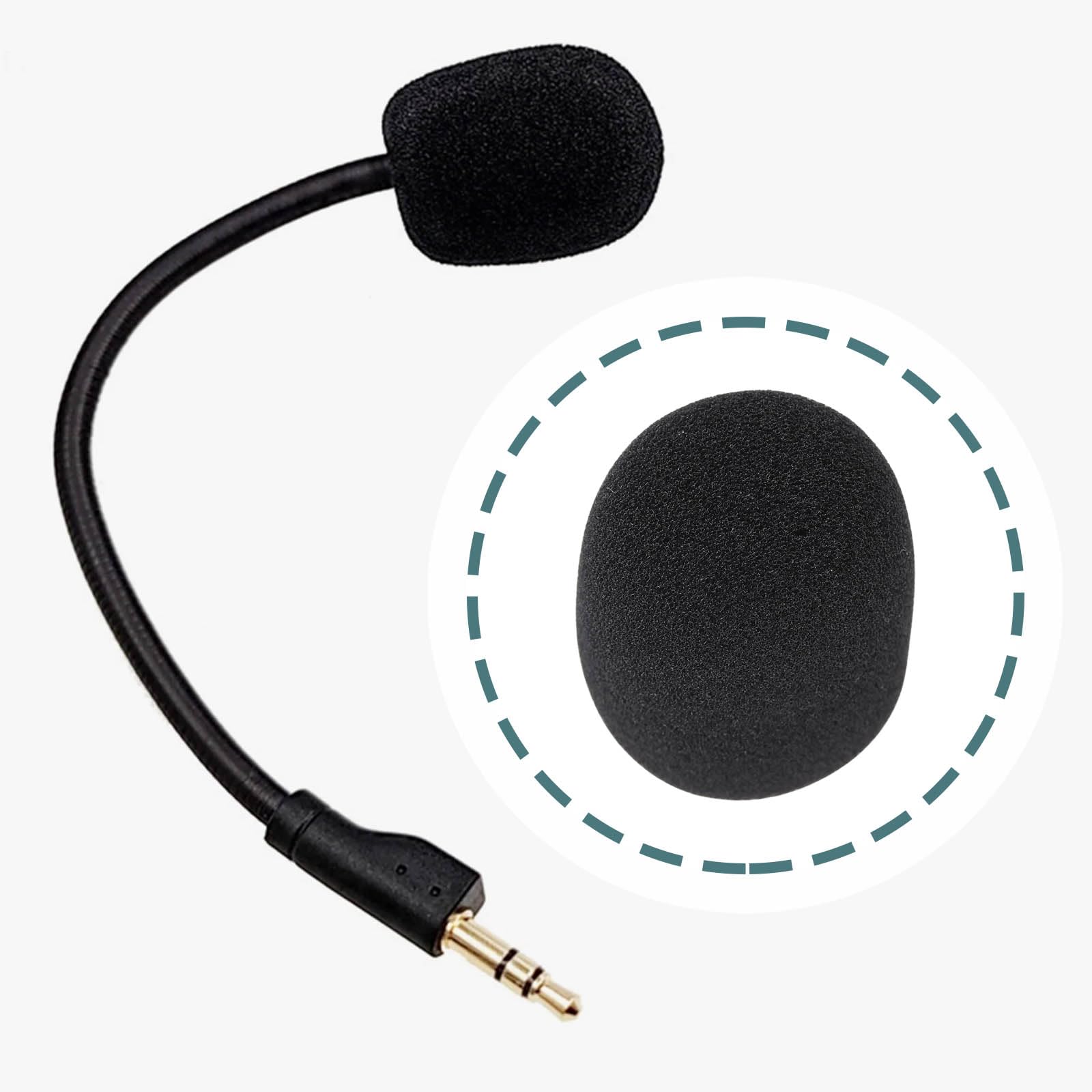 Lot de 4 Bonnettes Mousse pour Micro Compatible avec Rode M5/NT5/NT6/NT55 Couvre Éponge Filtre Anti-Pop pour Réduction du Bruit