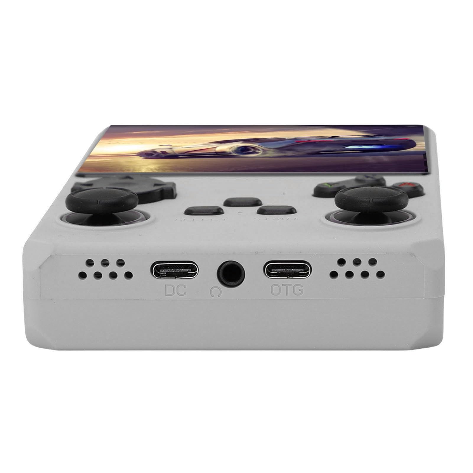 Tangxi Tragbare Spielekonsole, 256 GB Speicher, 3,5-Zoll-Display für Klare Visuelle Effekte, Angenehme Nächte (Silver)