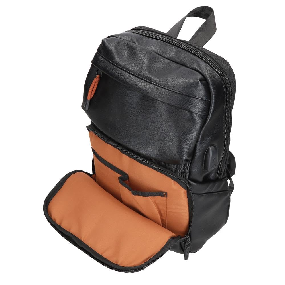 Zaini Pepe Jeans Egham poliestere e dettagli in ecopelle, nero