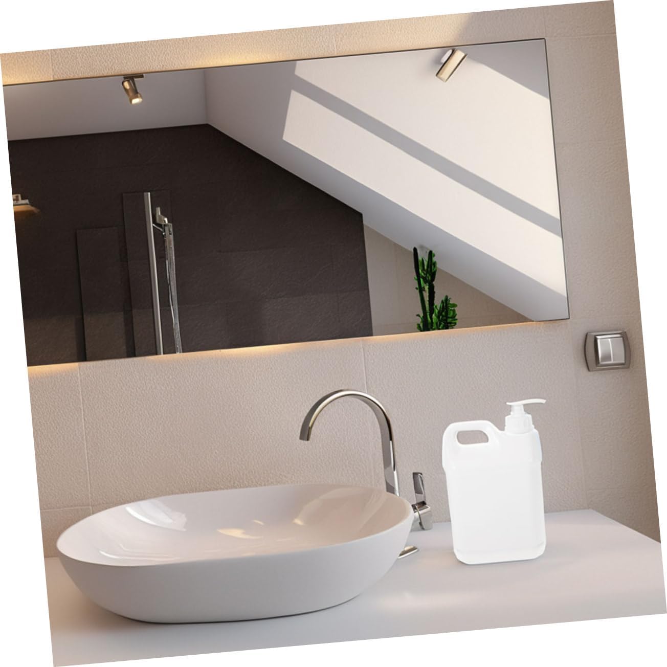 Press Pump Dispensing Bottle Milk Container with Handle for Body Wash Liquid Soap Cleaning Elegant Design for Home Commercial Use image 4
