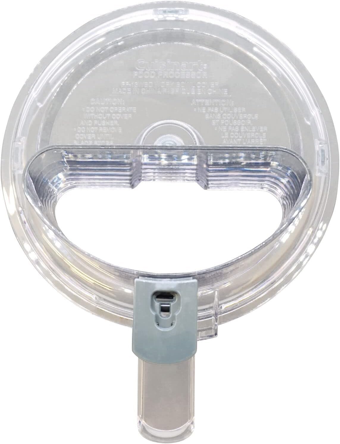 FP-13WBC Work Bowl Cover With Large Feed Tube Compatible with Cuisinart FP-13 Models FP-13DGM FP-13DSV SFP-13