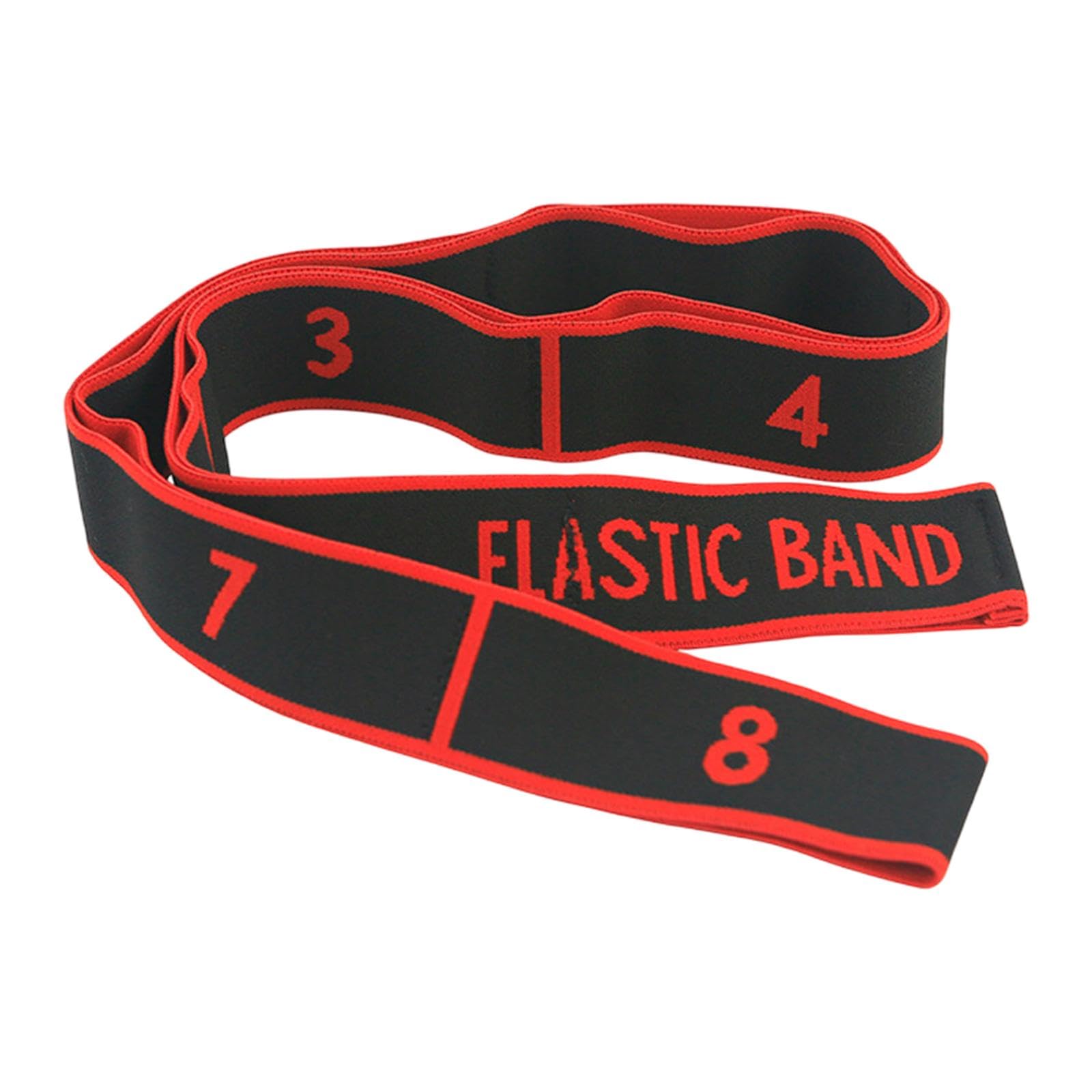 MERISHOPP® Yoga Stretch Strap Portable Yoga Resistance Band for Stretching Home Pilates Red|Sporting Goods | Fitness, Running & Yoga | Yoga & Pilates | Yoga Straps-image-13