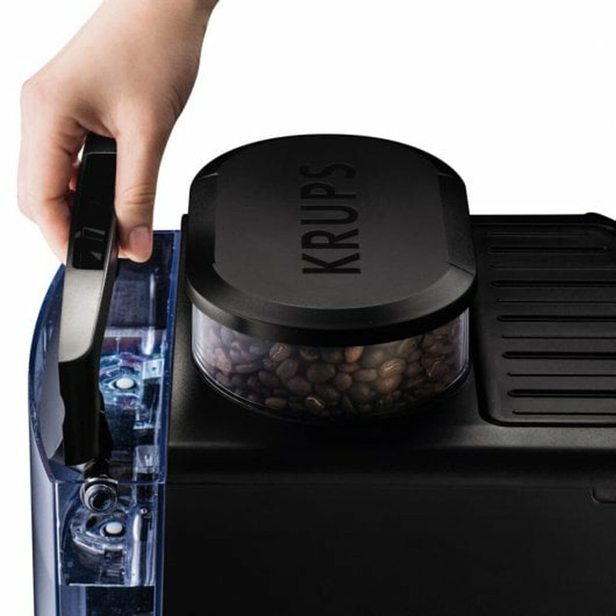Krups Arabica EA8110 machine à café Entièrement automatique Machine à expresso 1,7 L