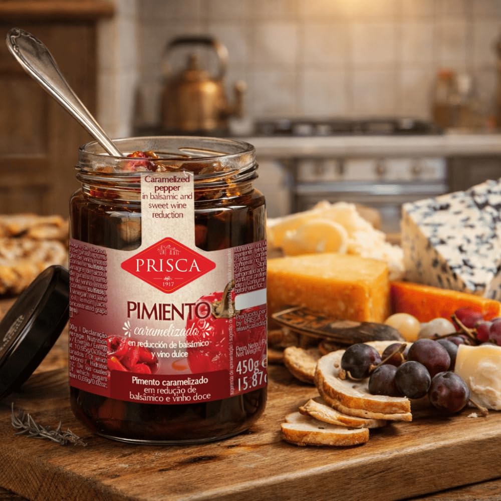 Pimento caramelizado en redución balsâmico y vino dulce - 450g - Prisca