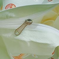 Vista 6 de LIWHENHAO Juego de funda de edredón para niños en blanco y negro, colección de ropa de cama 100% algodón, 1 funda de cubreedredón 2 fundas de Cereza