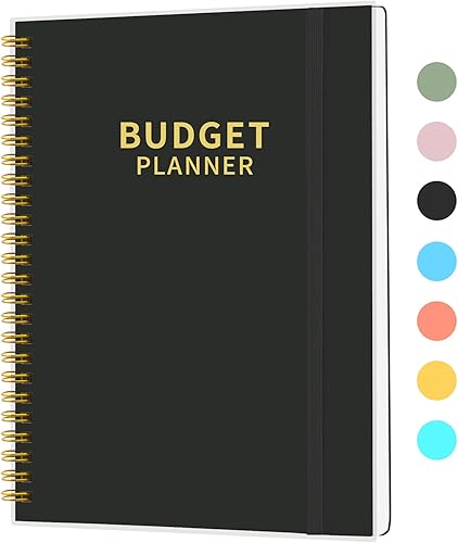 Agenda de presupuesto libro de presupuesto mensual con cuaderno de seguimiento de gastos para administrar tus finanzas, planificador de finanzas sin