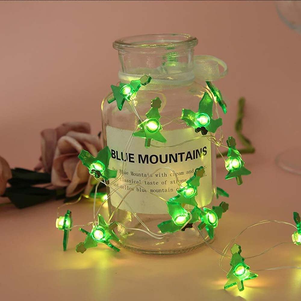 LED Lichterkette Weihnachten, 3M 30LED Lichterkette Weihnachtsdeko innen&aussen, Batteriebetriebene, IP42 Wasserdicht, Warmweiß, 2 Lichtmodi, Weihnachten Deko für Balkon Fenster, Zäune, Wände