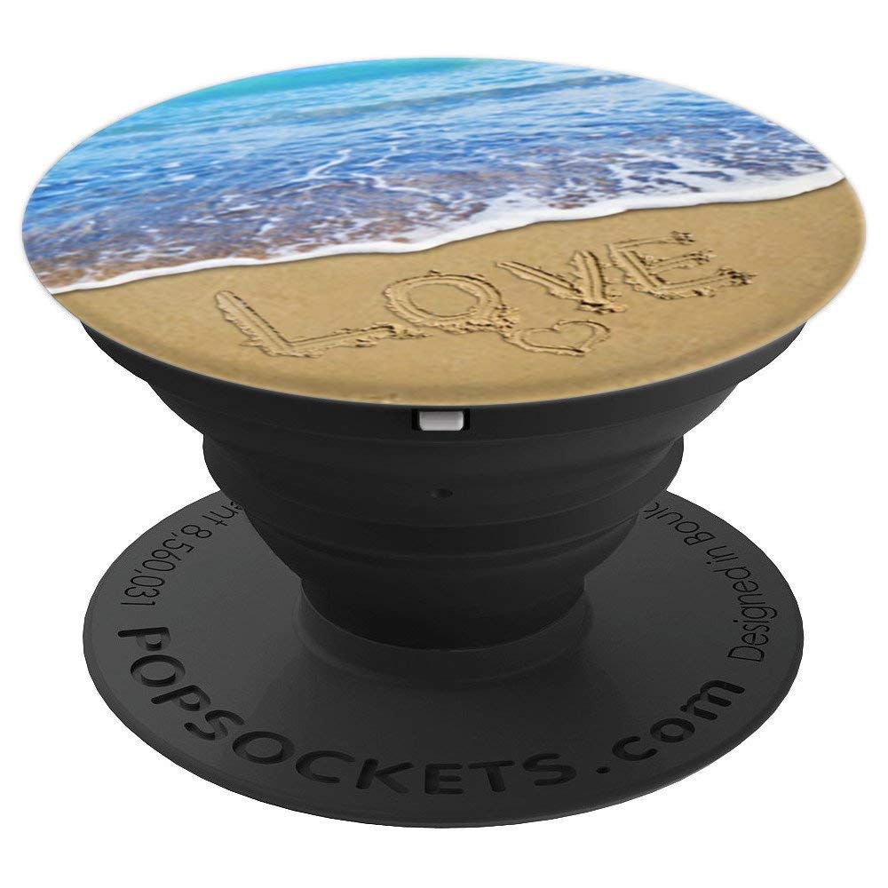 Beach Sand Love - Cell Phone Mount & Hand Holder Knob