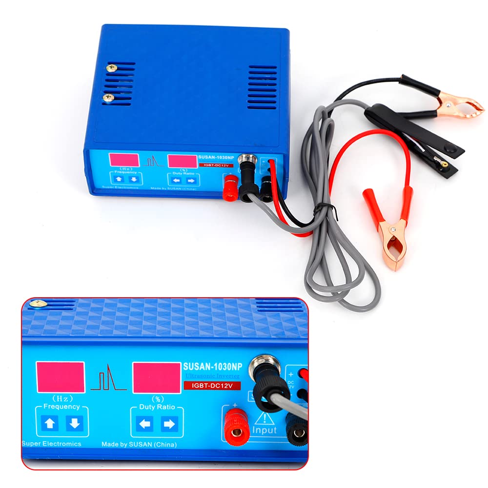 1500W Hochleistungswechselrichter Ultraschall-Wechselrichter Einstellbarer Elektrofischer, Elektrofisch-Stunner Elektrofischgerät, Überhitzungsschutz für Fischprobenahme und Angeln