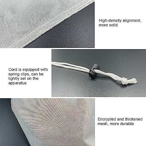 WYAN Brew Bags Filter Reusable-1 Pcs Fine Mesh Straining Bags,for Fruit Cider Grape Wine Press Drawstring Straining Brew in a Bag(41 * 46cm,70 mesh) - Image 3