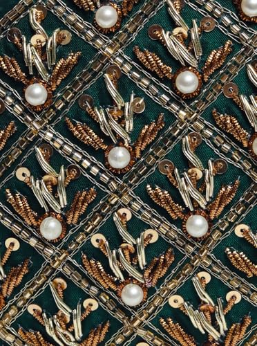 Image of THE TAN CLAN Zafraan Hand Embroidered Clutches for women Purses Luxury Evening Handbags for ladies