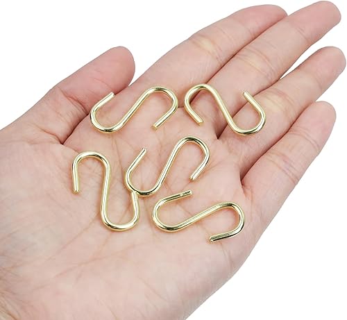 Vista 12 de T Tulead 40 piezas de mini ganchos ligeros S ganchos de hierro para colgar joyas de 1 x 0.7 pulgadas