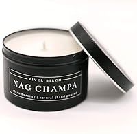 Vista 51 de River Birch Candles - Vela perfumada de almendra + miel, velas de soja de alta calidad, totalmente naturales, no tóxicas, vela de viaje de lata