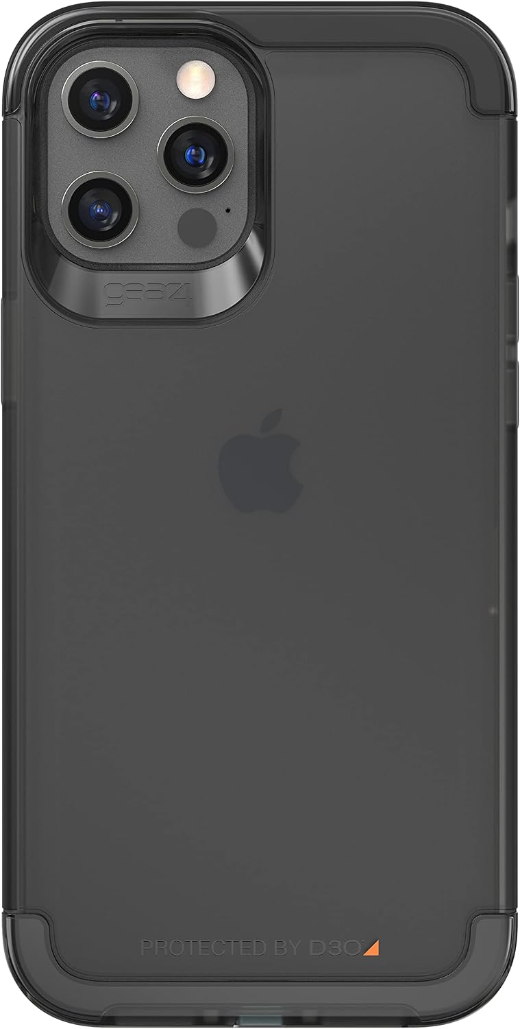 Gear4 ZAGG Wembley Palette Compatible with iPhone 12 Pro Max - Advanced Impact Protection, Integrated D3O Technology, Protective Phone Cover, Smoke (702006060)